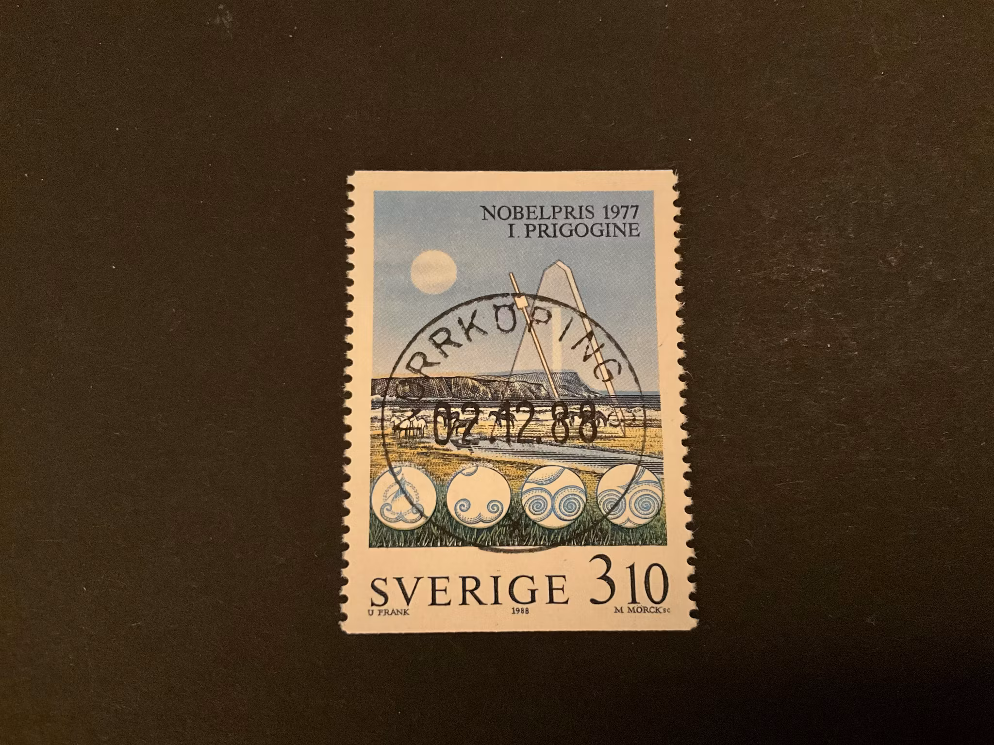 Nobelpris kemi facit 1536 lyxstämplat NORRKÖPING 3