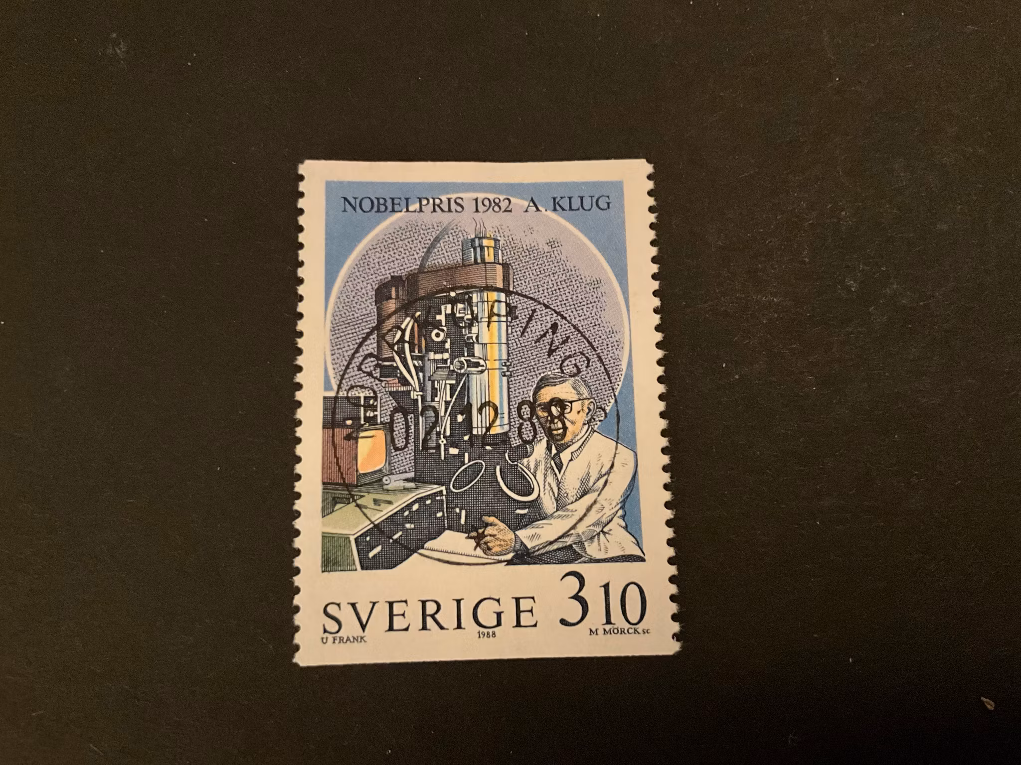 Nobelpris kemi facit 1535 lyxstämplat NORRKÖPING 3