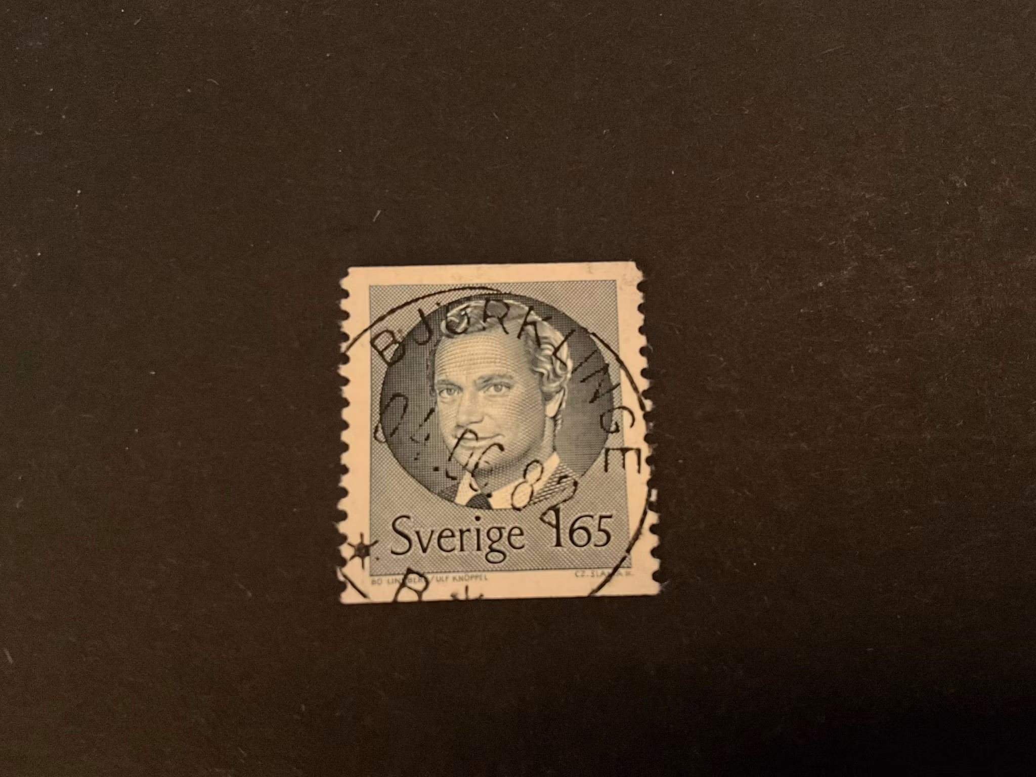 Carl XVI Gustaf typ II facit 1166 praktstämplat BJÖRKLINGE