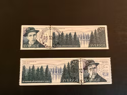 Dan Andersson facit 1526 SX 1 och SX 2 lyxstämplade NORRKÖPING 11