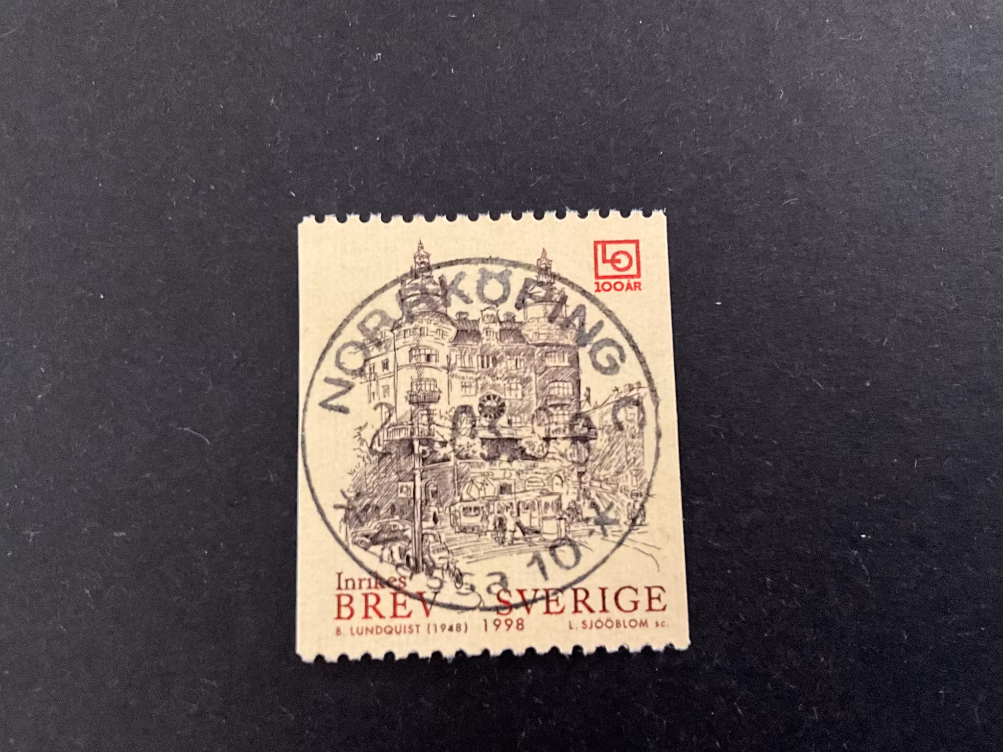 LO 100 år facit 2060 lyxstämplat NORRKÖPING C