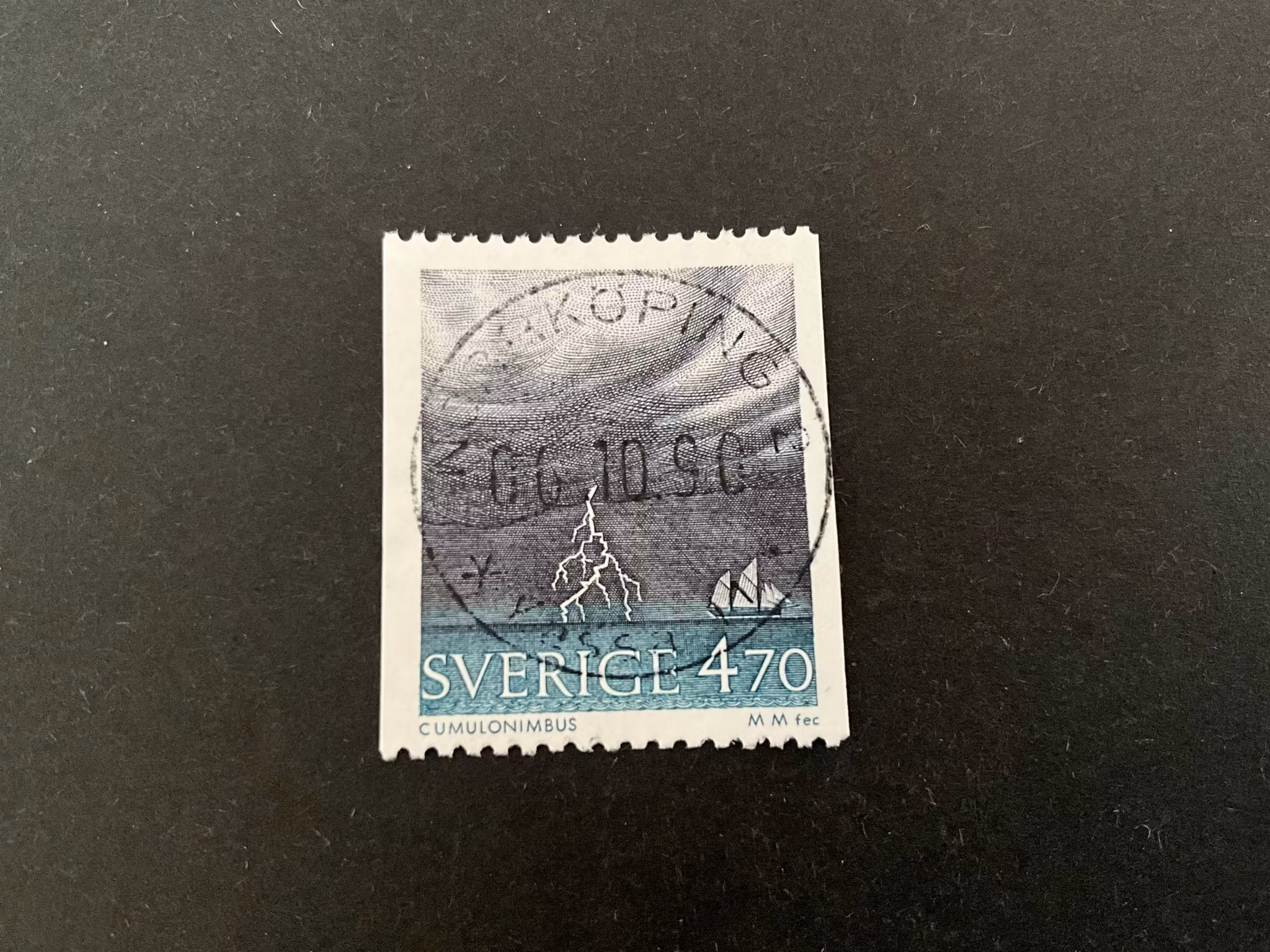 Moln och väder facit 1651 lyxstämplat NORRKÖPING 2, förtsa dag
