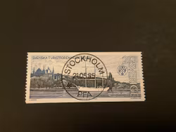 Svenska turistföreningen facit 1358 lyxstämplat STOCKHOLM, första dag