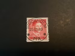 Drottning Silvia typ I facit 1258 lyxstämplat STOCKHOLM, första dag