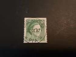 Drottning Silvia typ II facit 1439 lyxstämplat STOCKHOLM, första dag