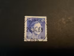 Drottning Silvia typ II facit 1553 lyxstämplat KISTA, första dag