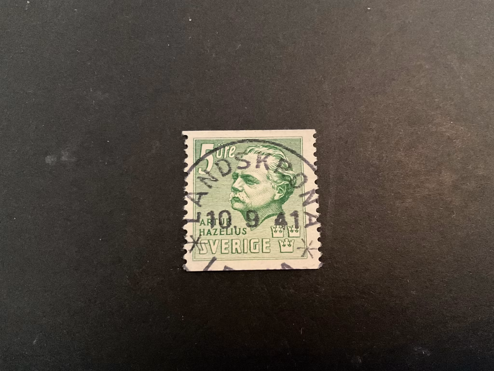 Hazelius facit 333 A praktstämplat LANDSKRONA