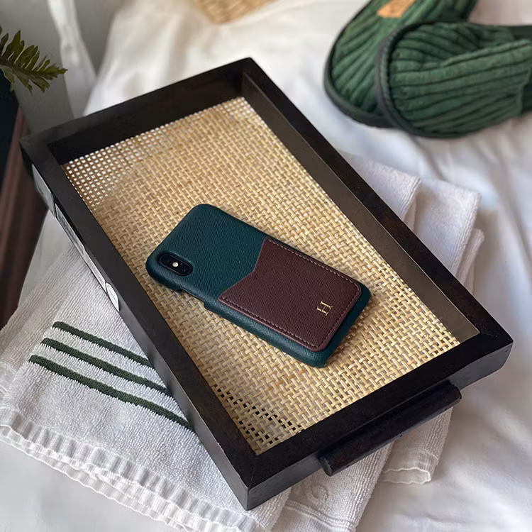 Dark Green deksel med kortholder