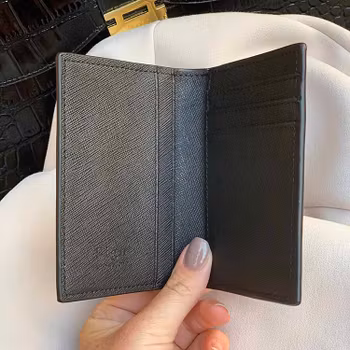 Liten lommebok - Svart