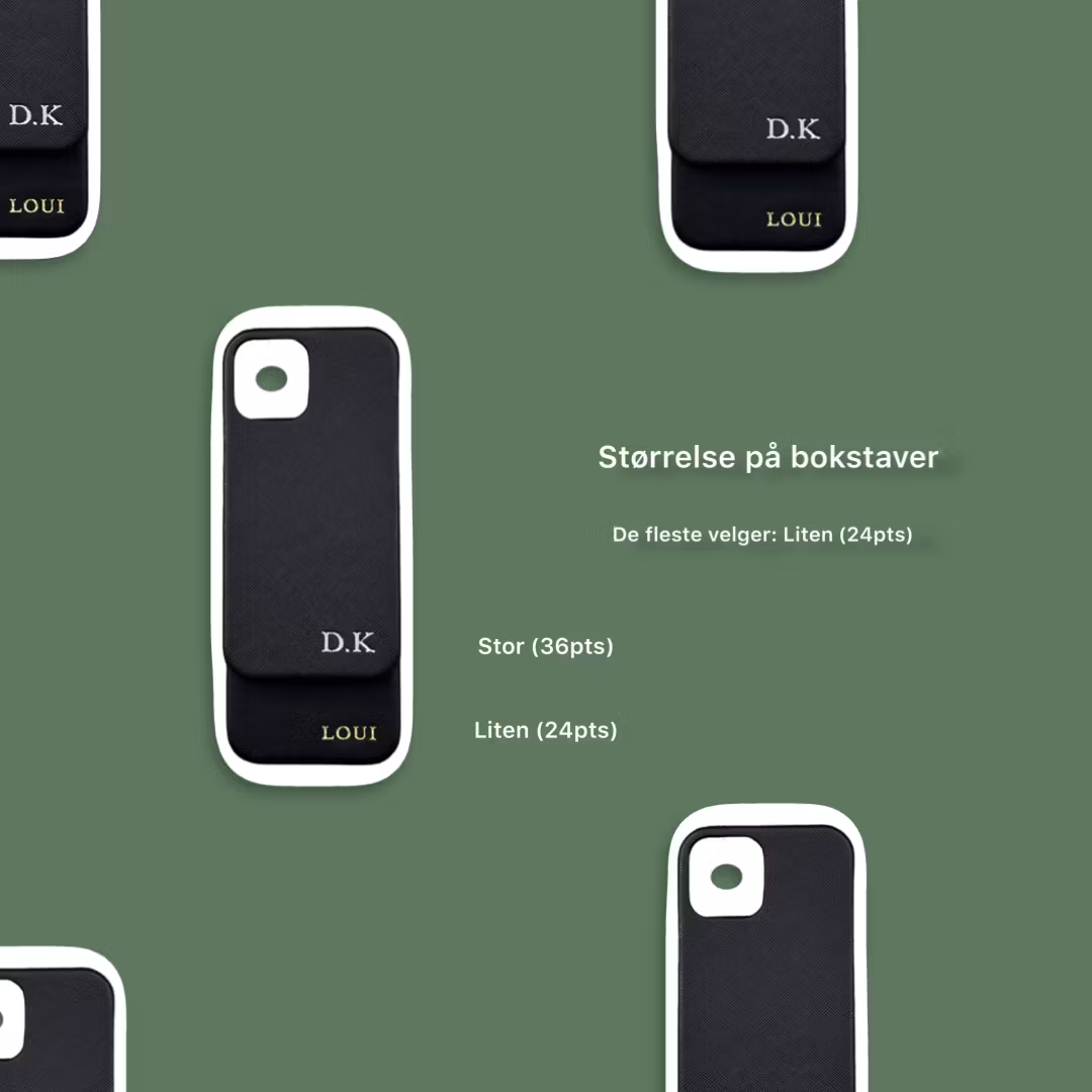 Khaki green deksel med gravering
