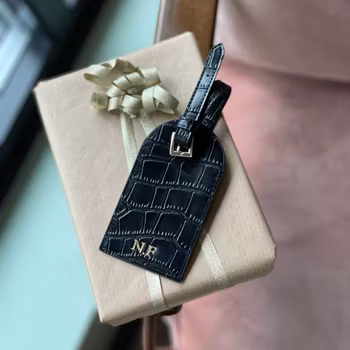 Svart travel tag - Croc