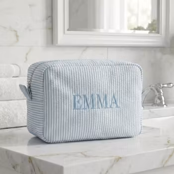 Sminkeveske light blue