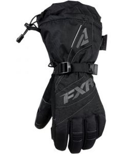 FXR Fusion Fingerhandske, Black/Charcoal