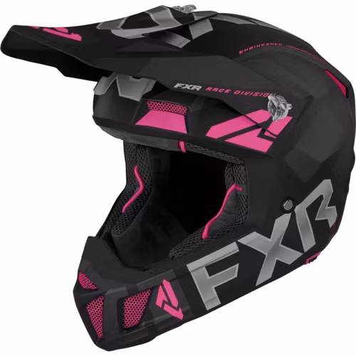 FXR Clutch Evo Hjälm 22 Black/Electric Pink Ord:pris 1885:- 20%