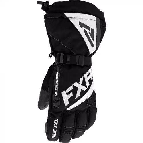 FXR Fusion Skoterhandskar 22 Black/White