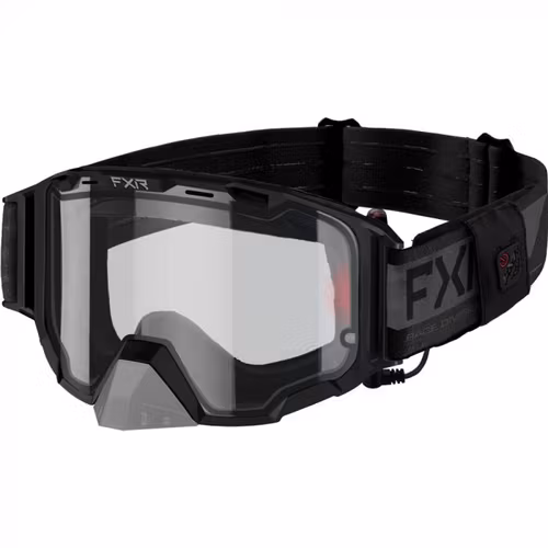 FXR Maverick Eluppvärmda (Batteridrift) Skoterglasögon 22 Black Ops