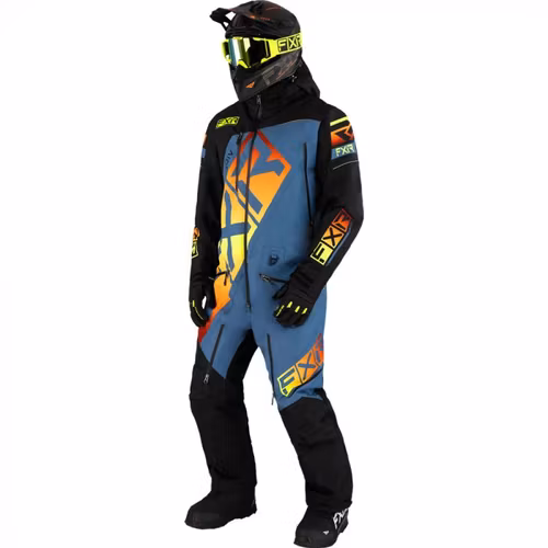 FXR CX Lite Skoteroverall (Skal) 23 Black/Steel/Infeno