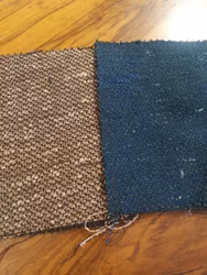 Solid Shantung Grenadine Tie - Untipped - Brown/Beige