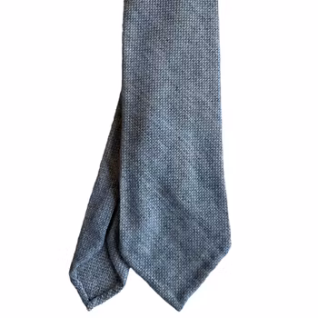 Solid Cashmere Tie - Untipped - Light Grey