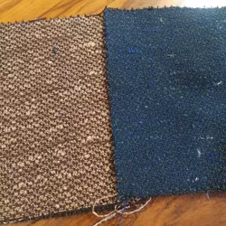 Solid Shantung Grenadine Tie - Untipped - Brown/Beige