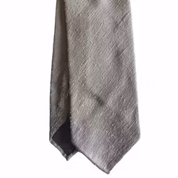 Solid Shantung Tie - Untipped - Beige