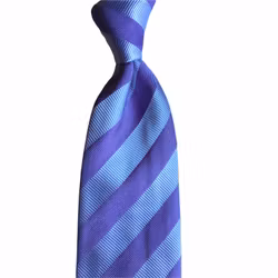 Regimental rep Silk Tie - Light Purple
