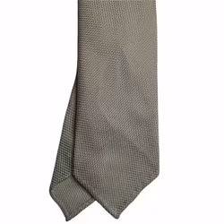 Solid Silk Grenadine Fina Tie - Untipped - Champagne