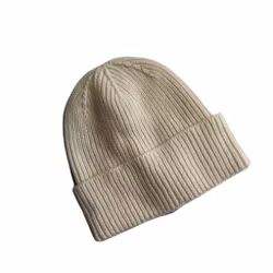 Pure Cashmere Beanie - Cream