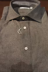 Solid Flannel Shirt - Dark Grey