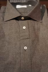 Solid Flannel Shirt - Dark Grey