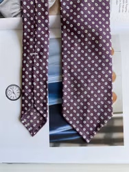 Printed Oval Untipped - Purple/White