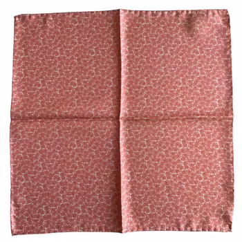 Småblommig Sidennäsduk - Blekt Röd