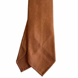 Solid Bamboo Tie - Untipped - Orange