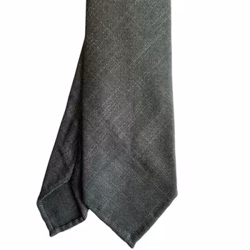 Solid Bamboo Tie - Untipped - Green