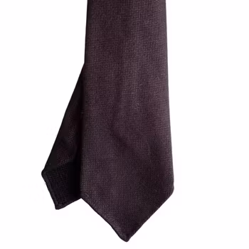 Solid Wool Tie - Untipped - Lilac