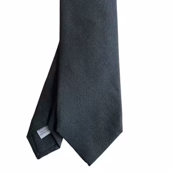 Solid Wool/Silk Tie - Green