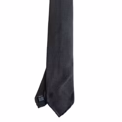 Solid Shantung Tie - Untipped - Brown