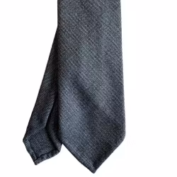 Solid Cashmere Tie - Untipped - Grey