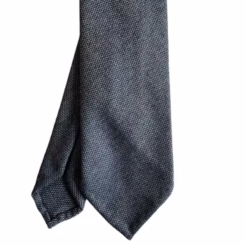Solid Cashmere Tie - Untipped - Grey