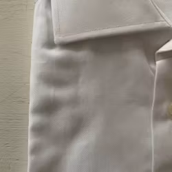 Solid Herringbone Twill Shirt - White