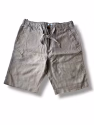 Shorts med drawstring - Khaki