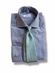 Solid Linen Silk Tie - Untipped - Mint Green