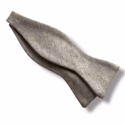 Solid Wool Bow Tie - Sand