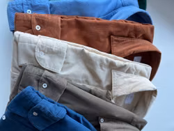 Enfärgad Manchesterskjorta - Cutaway - Rost