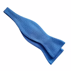 Solid Grenadine Grossa Bow Tie - Light Blue