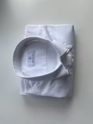Premium Denimskjorta - Button Down - Vit