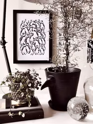 Grafiskt print - Pingviner