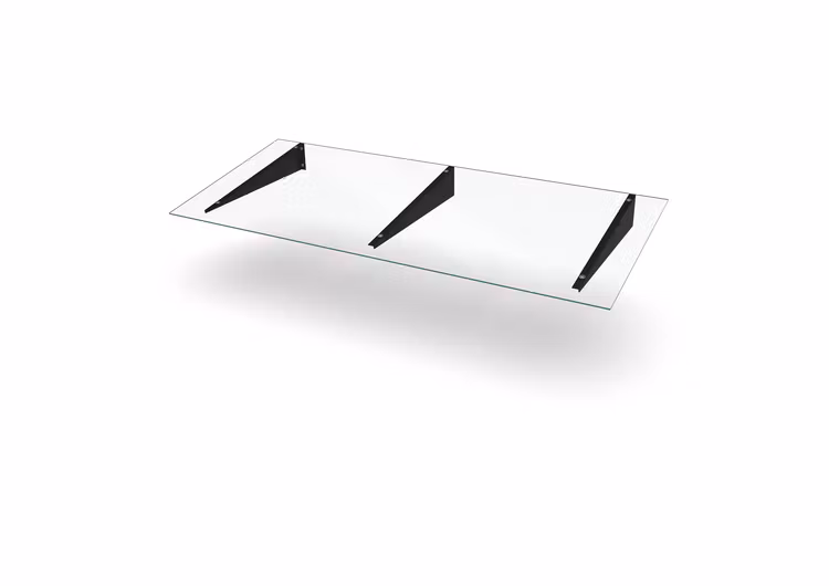 Glas Entrétak Easy Collection Flat D=800