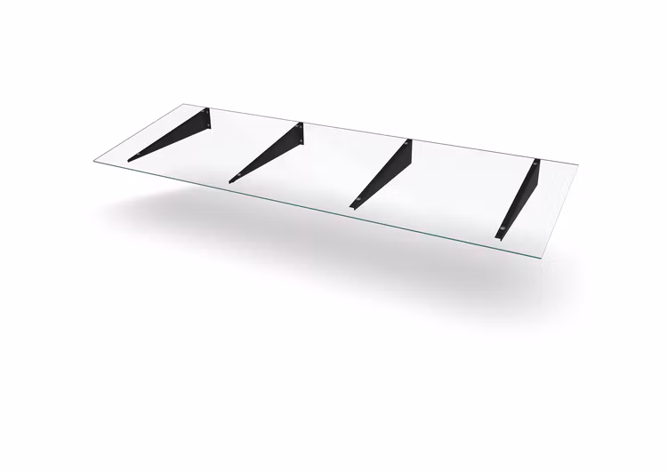 Glas Entrétak Easy Collection Flat D=800