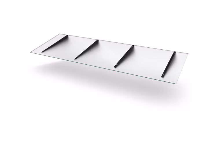 Glas Entrétak Easy Collection Flat D=800